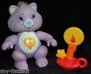   Poseable Figure Complete Vintage BRIGHT HEART RACCOON 1985 CARE BEAR