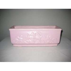  1940s McCoy Pottery Pink Deer Fernery Planter Everything 