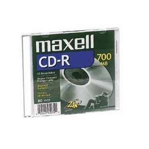    MAXELL CDR700 700MB Blank Recordable CD (Package of 1) Electronics
