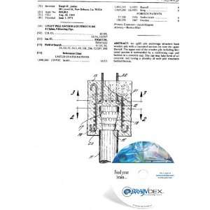    NEW Patent CD for UPLIFT PILE ANCHORAGE STRUCTURE 