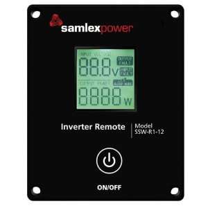  Samlex SSW R1 12 Remote Control with LCD Display Car 