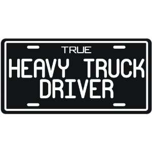 New  True Heavy Truck Driver  License Plate Occupations  