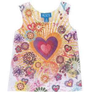   The Childrens Place Girls Shirred Tank Top Shirt Sizes 6m   4t Baby