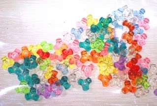 Tri Beads Assorted Colors, bag of 100  