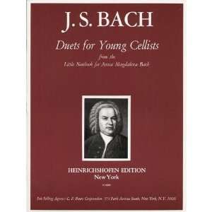  Bach J.S. Duets For Young Cellists for Two Cellos Arranged 