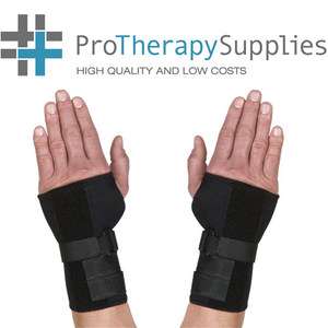 Pair of Thermoskin Wrist Hand Carpal Tunnel Brace with Dorsal Stay 