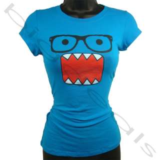   Nerdy Monster T Shirt Adult Nerd Blue Cartoon Women Girls 1127  