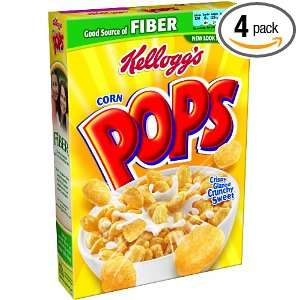 Corn Pops Cereal, 12.5 Ounce Packages (Pack of 4)  Grocery 