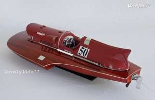 Boat Hydroplane Super Speed Wood Model 31 RC  