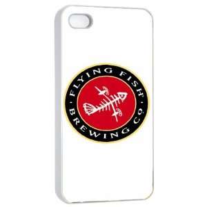  Flying Fish Beer Logo Case for Iphone 4/4s (White) Free 