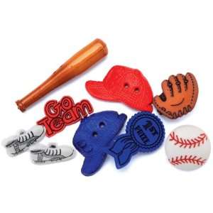 Blumenthal Lansing Favorite Findings Buttons, Baseball, 8 
