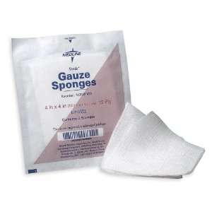  Cotton Woven Gauze Sponges, 4x4in, 12ply (Box of 100 