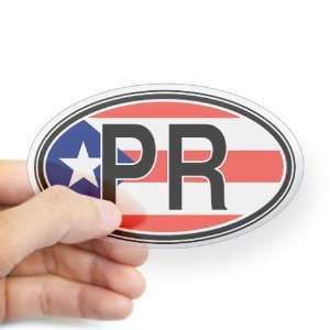  Puerto Rico Euro Puerto rico Oval Sticker by  