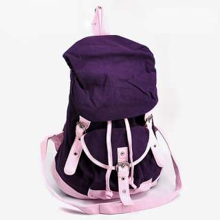 Korean Casual fashion backpack Handbag Schoolbag 7Color  