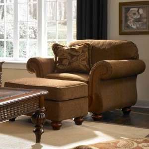  Broyhill 3464 0Q Cierra Chair and a Half and Ottoman Set 