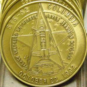 SPACE SHUTTLE NASA MISSION COIN SET OF 6TH TEN LAUNCHES  