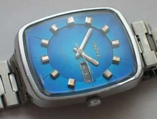 RAREST CHAIKA Digital watch Huge case AWESOME BLUE DIAL  