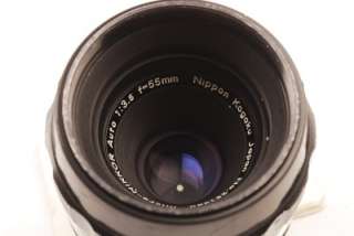Nikon Micro Nikkor 55mm f/3.5 AIed Lens Excellent++ Cond  