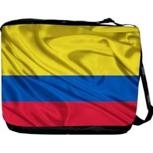 Rikki KnightTM Colombia Flag Messenger Bag   Book Bag   Unisex   Ideal 