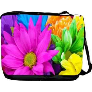  Rikki KnightTM Colorful Flowers Design Messenger Bag   Book 
