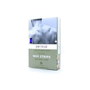  Parissa Hair Removal Systems Mens Tea Tree Wax Strips 