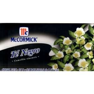 McCormick Black Tea / Te Negro 25 bags/box (Pack of 4)  