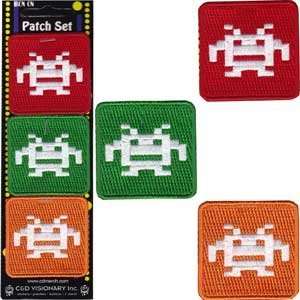  Space Invaders   Sew / Iron on Patch Set (3 patches) Arts 
