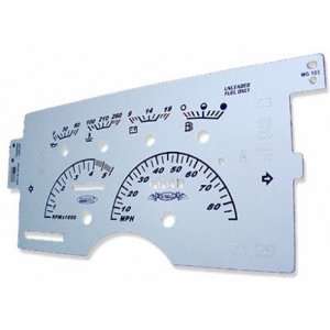    Nu Image WG103 White Gauge Face for Chevy and GMC Automotive