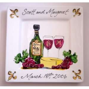    Personalized Wine and Cheese Platter, 10