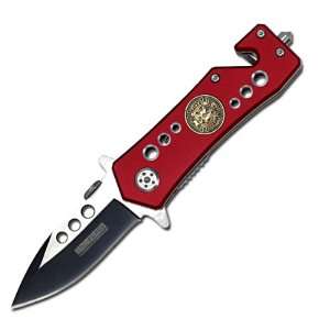  Spring Assisted Firefighter Rescue Knife 