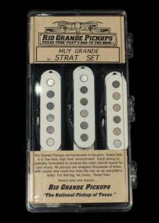 Rio Grande Muy Grande Stratocaster Pickup Set White  