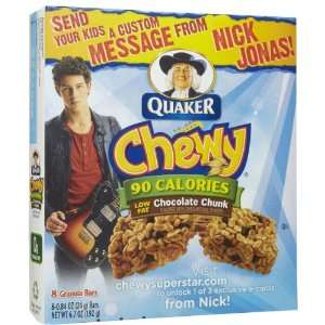 Quaker Chewy Chocolate Chunk Bars 0.84 oz, 8 ct  Grocery 