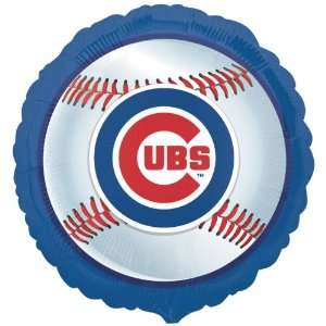  Lets Party By Chicago Cubs Baseball Foil Balloon 