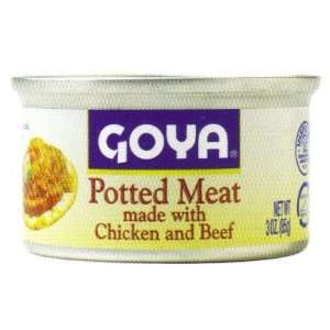Goya Potted Meat (Chicken and Beef) 5.5 oz  Grocery 