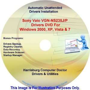  Sony Vaio VGN NS235J/P Drivers Kit DVD Disc   Windows 2000 