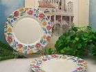 Lot of 3 Arcopal China FLORIDE Pastel Floral 7 5/8 Salad Plates 