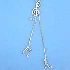 N159 Sterling Silver 3 Music Note 15 17