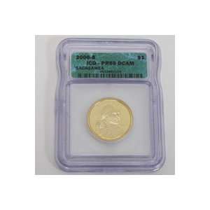  2006 Sacagawea Dollar Proof Ct 69   San Francisco Mint ICG 