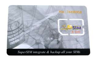 16 in 1 Max SIM Cell Phone Magic Super Card Backup Kit  