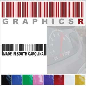   UPC Pride Patriot Made In South Carolina SC A595   Black Automotive