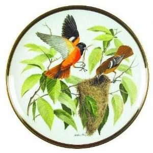  Songbirds of the World Plate Collection   Baltimore Oriole 