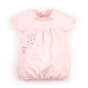  IKKS Short Sleeve Bubble Dress, Pink Baby