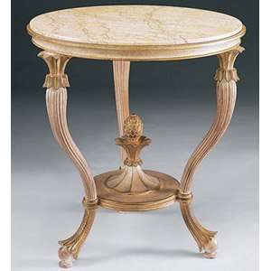  Neoclassic Marble Top Table