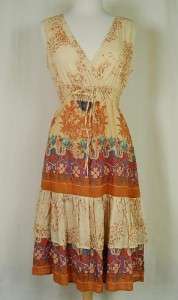 NWT $109 Chaudry KC Sleeveless Surplice V Neck Dress  