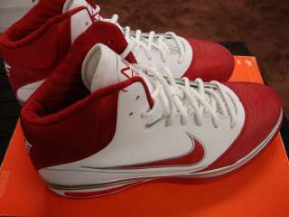   Air Max Closer IV white/red Size 14 Leather High Top Basketball Shoes