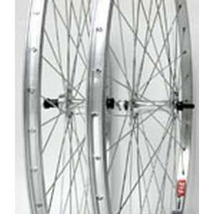   27x1 1/4, 219, Front, Bolt On, Silver, Alloy, Wheel
