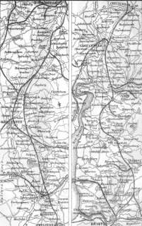   Railway Bristol to Gloucester, Cheltenham, Worcester & Birmingham