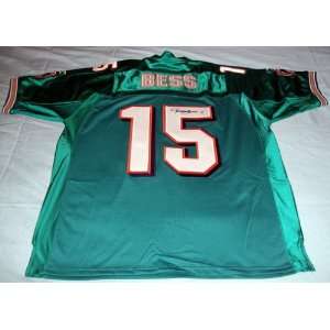  Davone Bess Autographed Miami Dolphins Jersey W/PROOF 