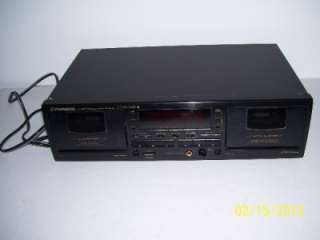 Pioneer CT W604RS Stereo Double Cassette Deck. Does not include 