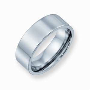  Cobalt Chromium Polished 7mm Comfort Fit Wedding Band Ring 